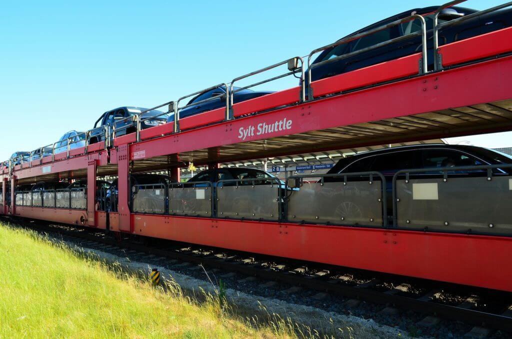 Car shipping by train