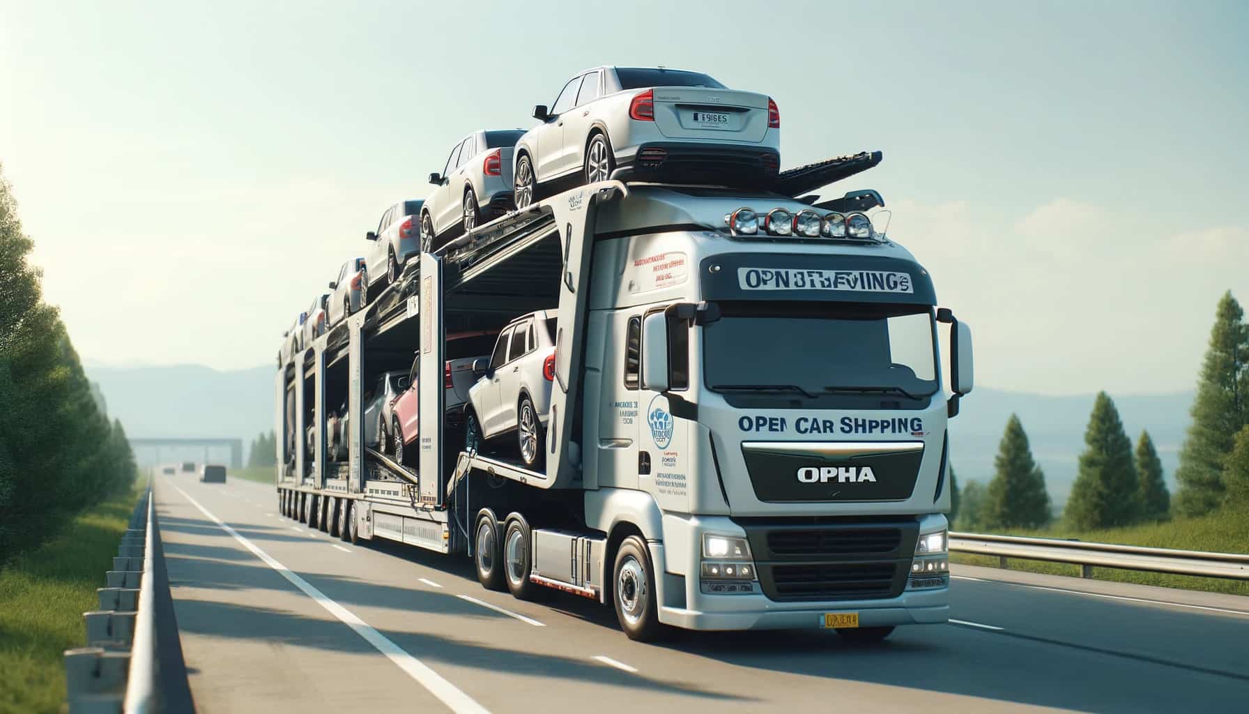 open trailer shipping